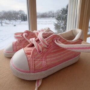 OshKosh B'gosh Pink and White Kids Sneakers